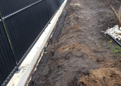 Installation arrosage automatique.